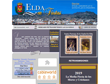 Tablet Screenshot of eldaenfiestas.net